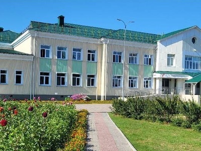 Центральный вход в школу